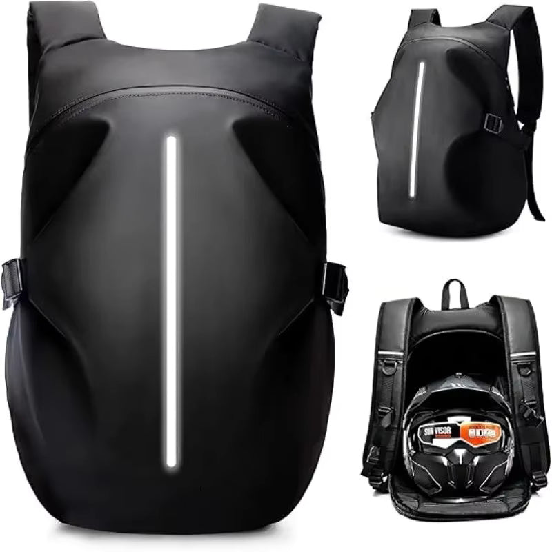 Sac à Dos Moto Rigide Étanche – Sac de Voyage pour Casque Moto et Sport