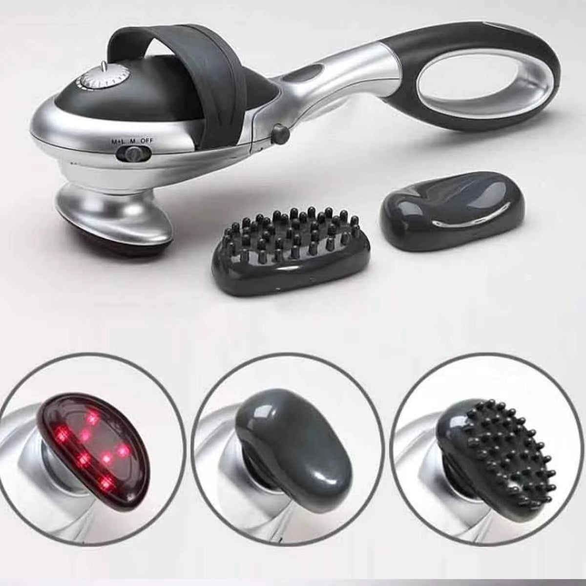 Bâton de massage corporel électrique à vibration pour cou, dos et taille