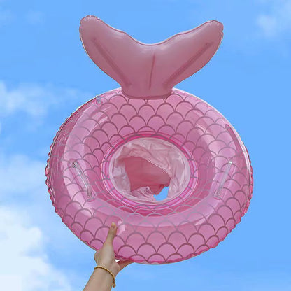 Bouée Gonflable Sirène Enfant avec Siège Intégré – Flotteur Piscine Queue de Sirène Rose