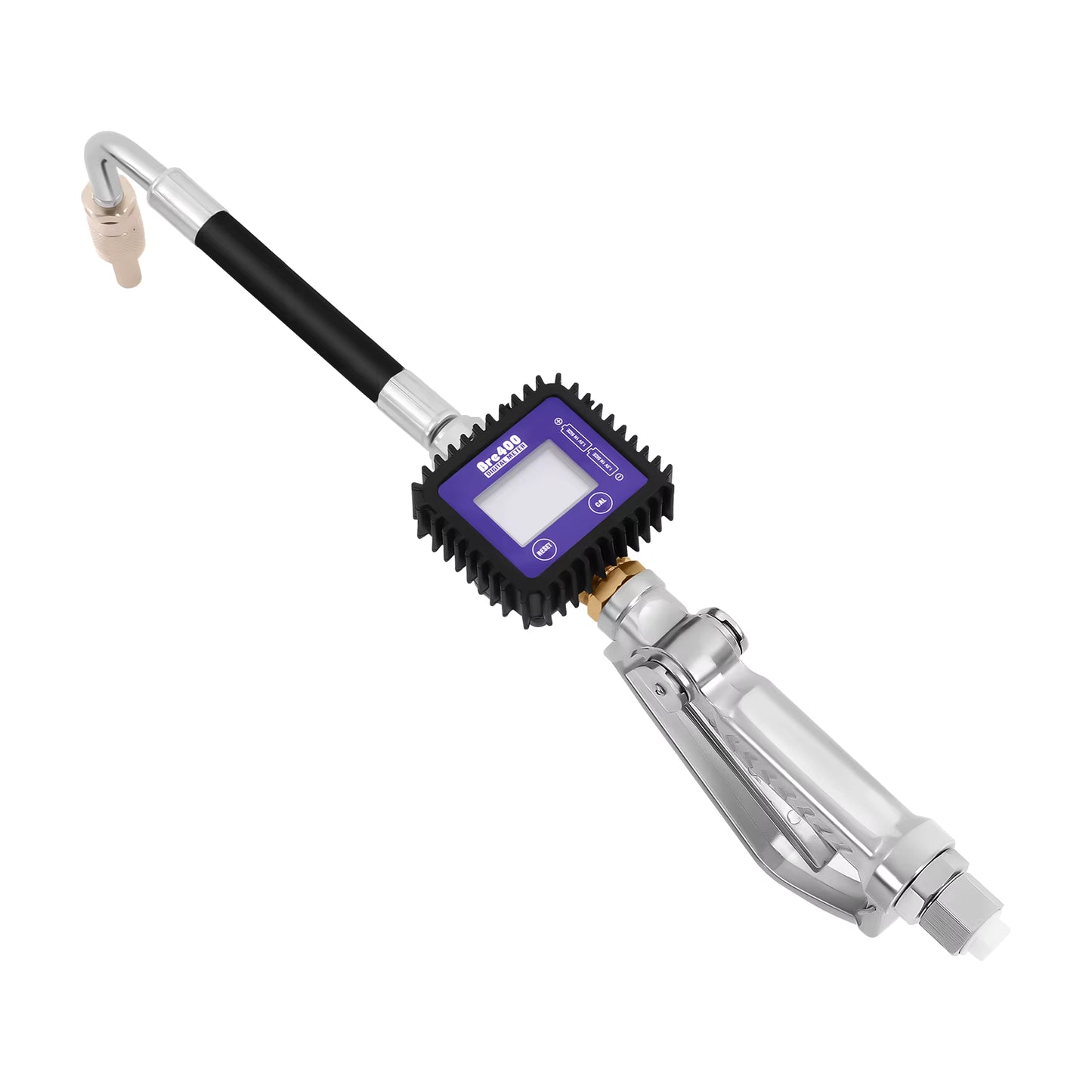Pistolet distributeur d’huile électronique 45BAR avec compteur digital, pompe de transfert huile moteur, pistolet de dosage précis pour atelier auto