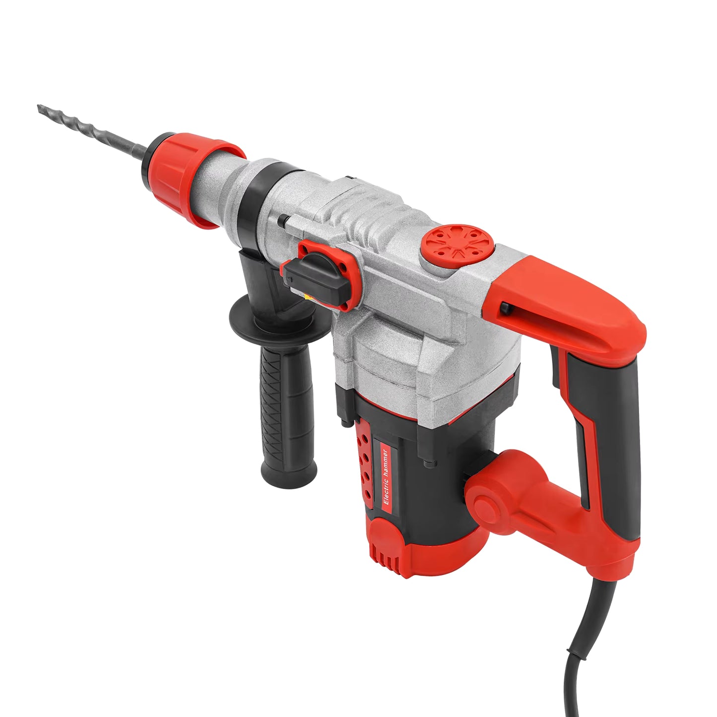 Perceuse à Percussion 2200W 4 en 1 – Marteau Perforateur Électrique Multifonction avec Forets et Coffret