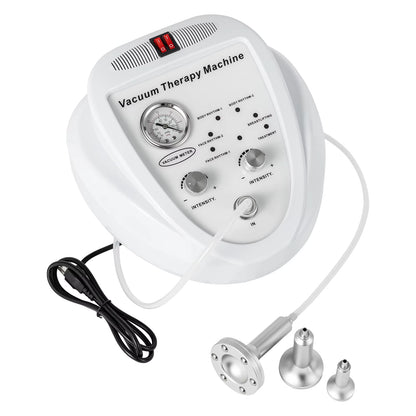 Bomba de vacío eléctrica para masaje profesional – Dispositivo de ventosa multifunción, succión ajustable, kit completo con accesorios – uso estético, bienestar, spa