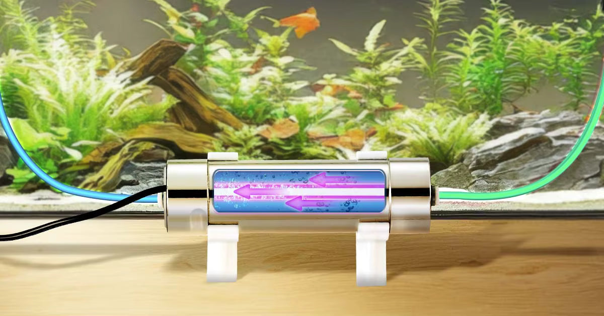 Purificateur d’Eau UV 8W – Filtre Ultraviolet en Acier Inoxydable – Système de Désinfection pour Maison