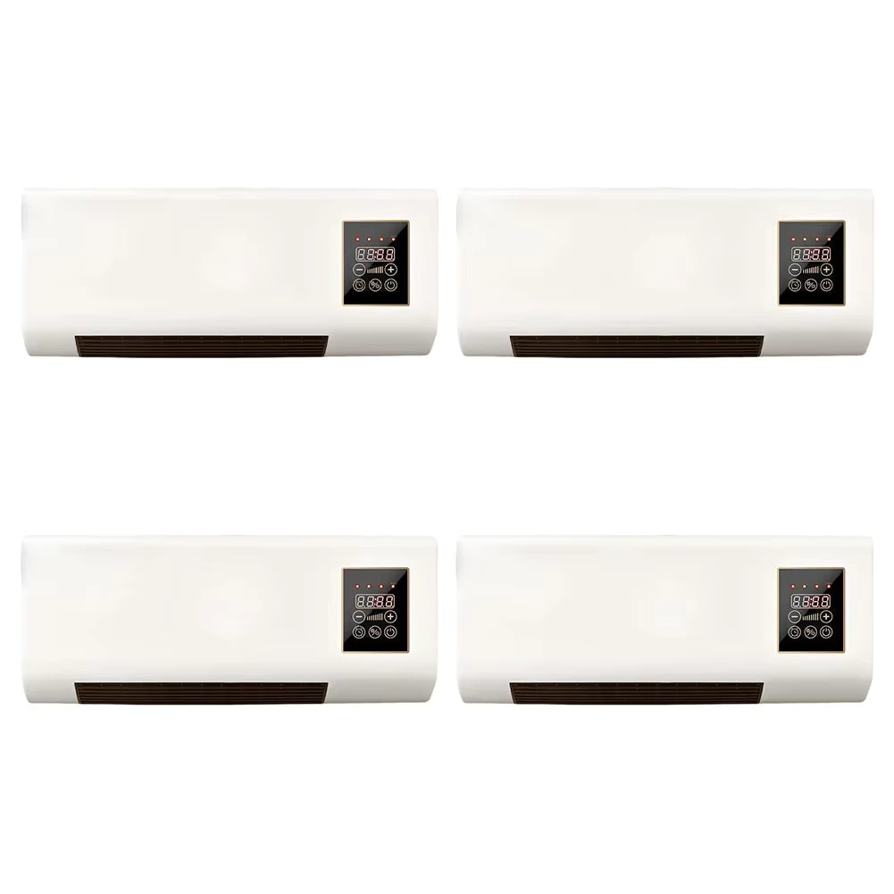 Chauffage Électrique Mural 1800W 2 en 1 – Radiateur avec Écran Tactile et Minuterie