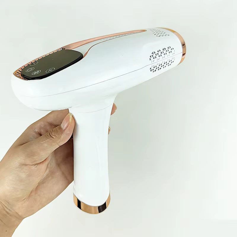 Appareil d’Épilation IPL Lumière Pulsée avec Refroidissement – Épilateur Électrique Portable pour Femme – Réduction Progressive des Poils – Soin Beauté Corps et Visage – Prise EU
