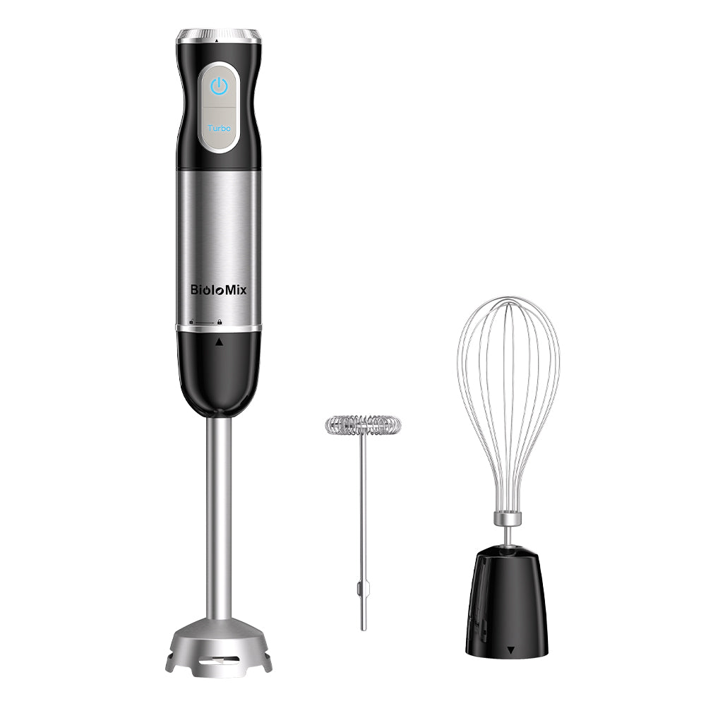 Mixeur plongeant 3 en 1 1000W en acier inoxydable