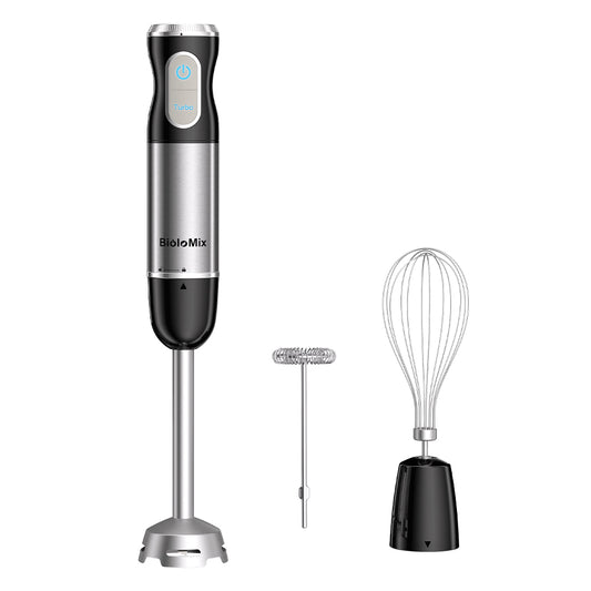 Mixeur plongeant 3 en 1 1000W en acier inoxydable
