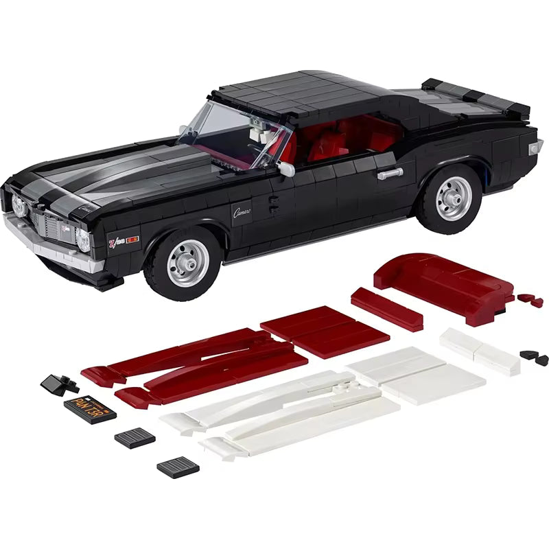 Voiture Noire 1456 Pièces – Kit Construction Modèle Technologie Adulte