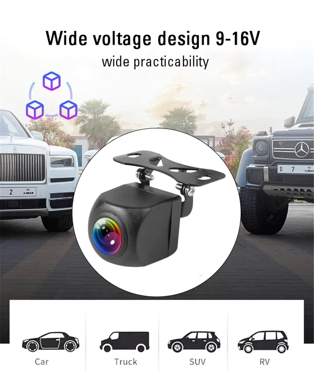Caméra de Recul Voiture WiFi HD 170° – Caméra de Tableau de Bord Vision Nocturne
