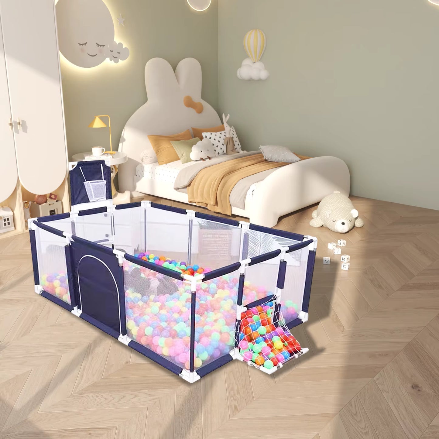 Parc Bébé Intérieur 6 Mois à 6 Ans – Aire de Jeux Enfant avec Clôture de Sécurité