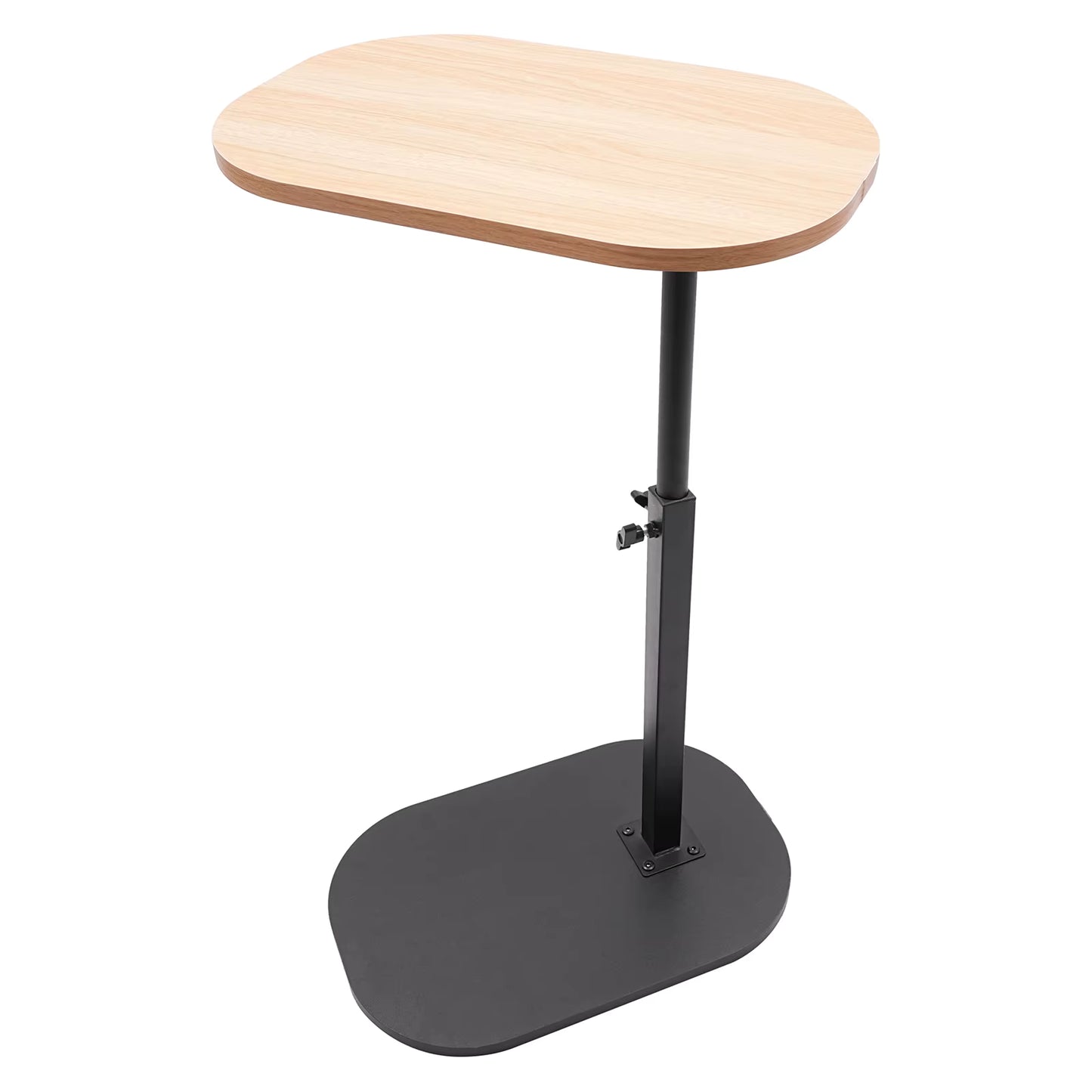 Table d’Appoint Réglable 45-80 cm – Petite Table en Forme C pour Salon, Lit ou Canapé