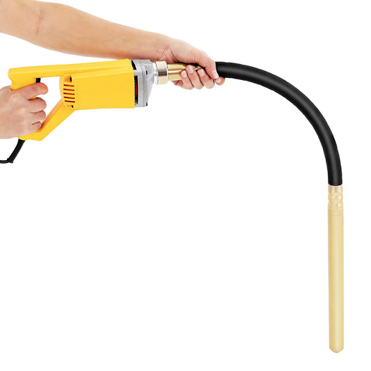 Vibrateur à Béton Électrique 800W – Aiguille Vibrante 1m – Outil Compactage Béton 4500 tr/min – Outil Chantier Construction