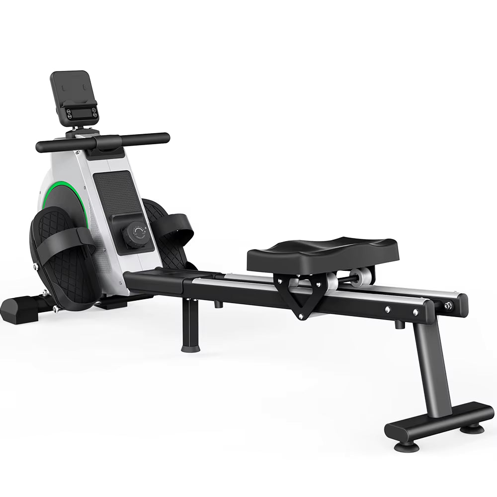 Rameur Magnétique d'Appartement 16 Niveaux | Écran LCD | Cardio & Musculation Silencieux