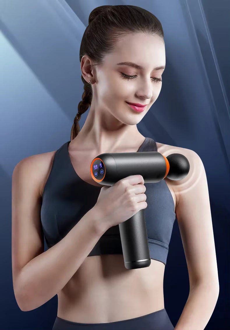 Pistolet de massage électrique portable – 99 vitesses – Masseur fascia pour relaxation musculaire