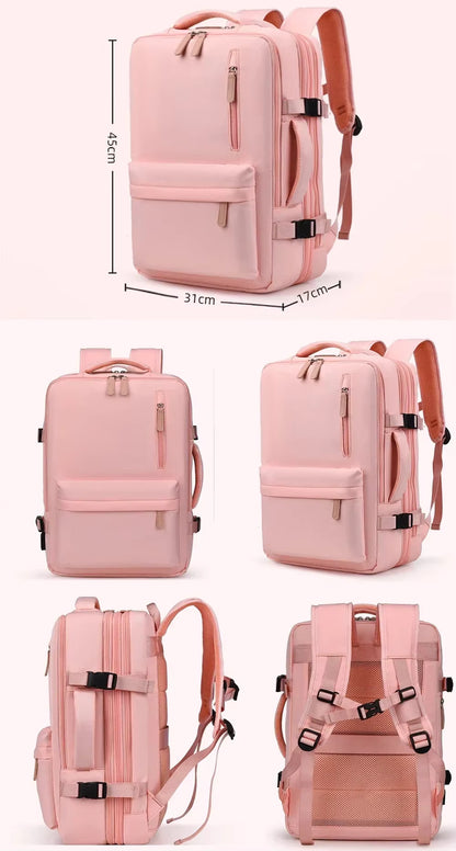 Sac à Dos Cabine Avion Grande Capacité – Sac de Voyage avec Compartiment Ordinateur Portable