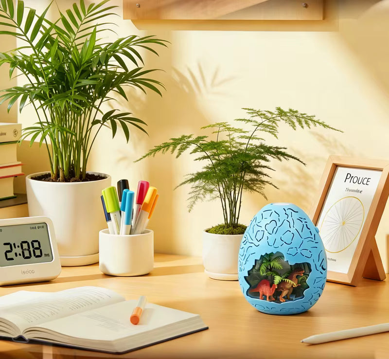Machine à Bulles Dinosaure en Forme d'Œuf avec Lumières et Musique – Souffleur Automatique de Bulles pour Enfants – Jouet Extérieur – Cadeau Anniversaire