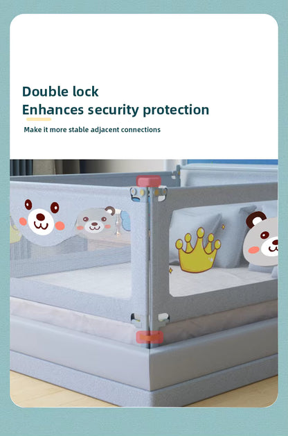 Barrière de Lit Enfant Réglable – Garde-Corps de Sécurité Relevable – Protection Bébé Lavable