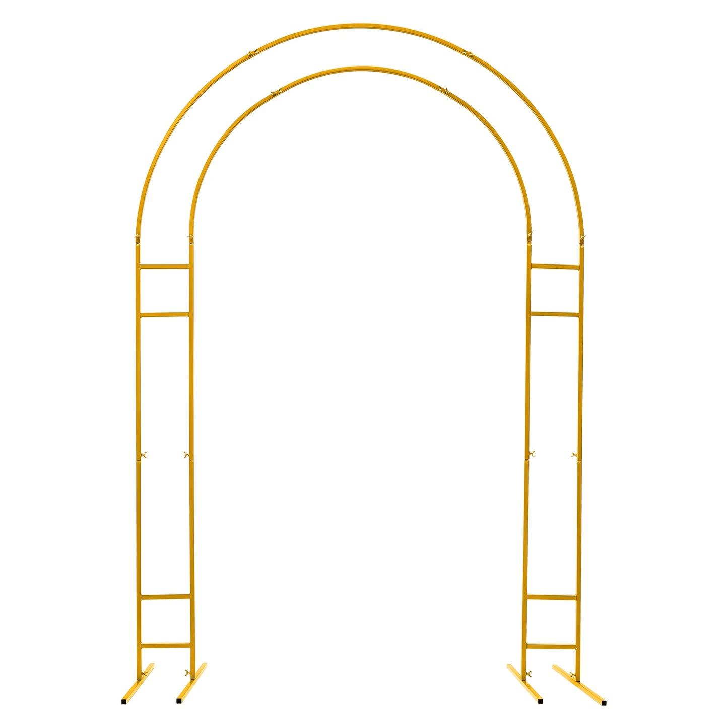 Arche de mariage métal 220x150 cm avec base – Support arche ballon décoration fête mariage anniversaire – Structure stable intérieure extérieure