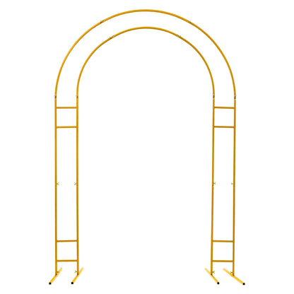 Arche de mariage métal 220x150 cm avec base – Support arche ballon décoration fête mariage anniversaire – Structure stable intérieure extérieure