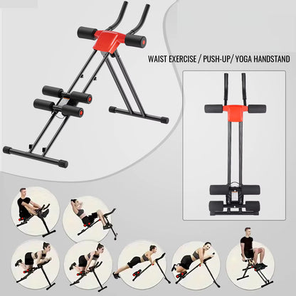 Appareil Abdominaux Multifonction – Entraînement Fitness à Domicile, 5 Niveaux de Résistance, Musculation Abdos, Bras et Jambes