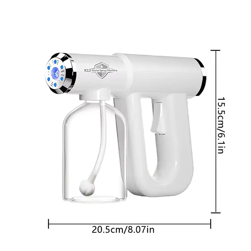 Pistolet à Vapeur Nano 300 ml Sans Fil – Pulvérisateur Électrique USB pour Coiffure et Salon
