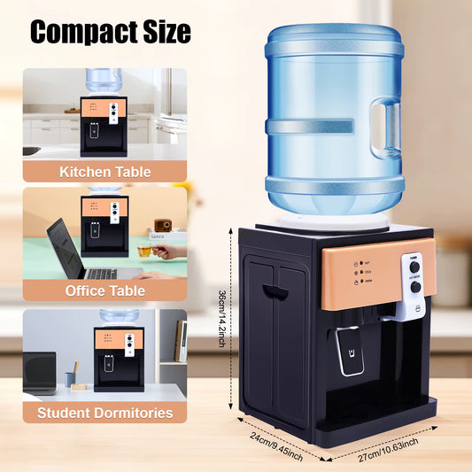 Distributeur d’eau électrique chaud et froid 18,9 L – Fontaine à eau 550W – Température réglable 8 à 95 °C – Usage bureau et maison