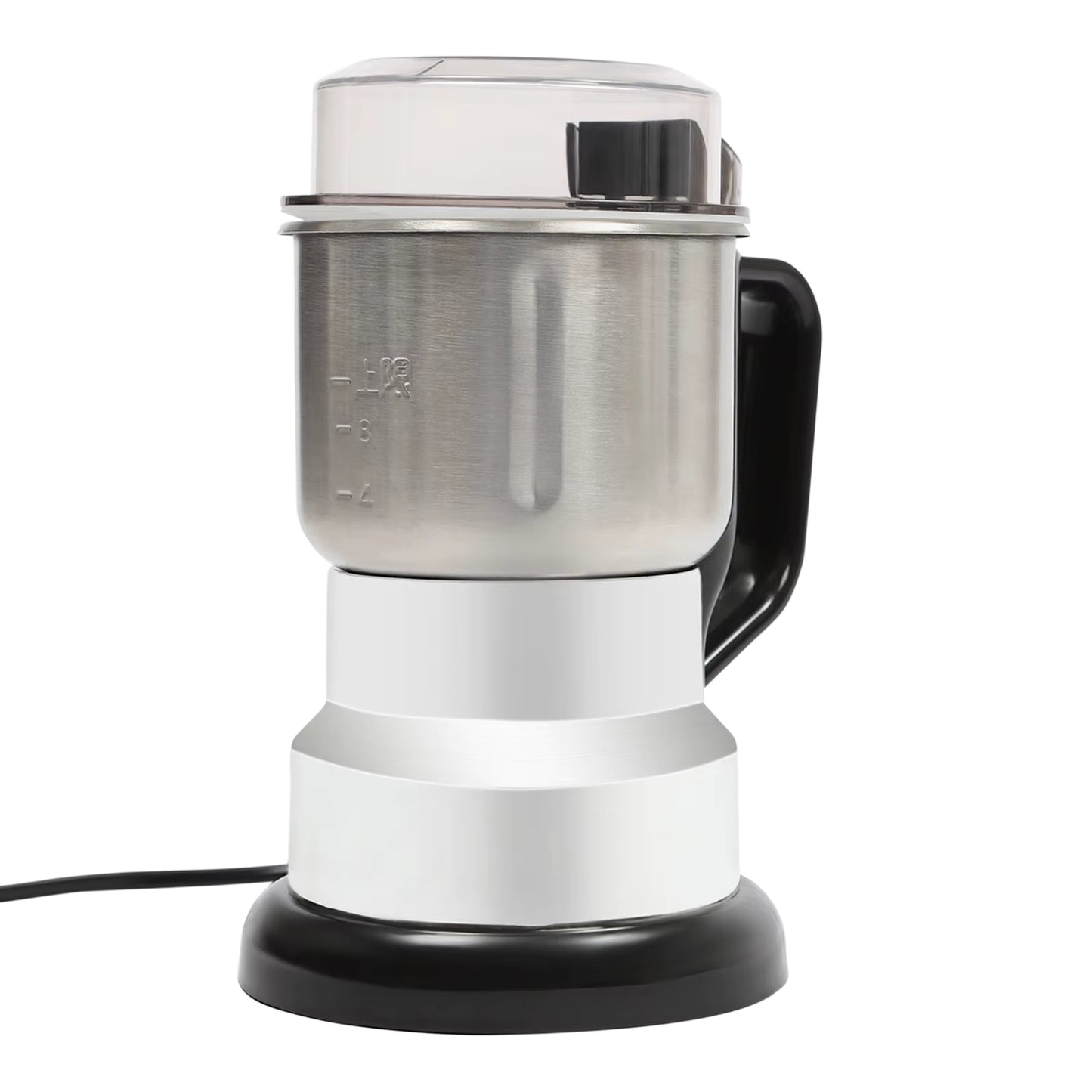 Moulin à café électrique 300W – Broyeur à grains café épices noix 500 ml – Hachoir multifonction avec bol inox et base antidérapante