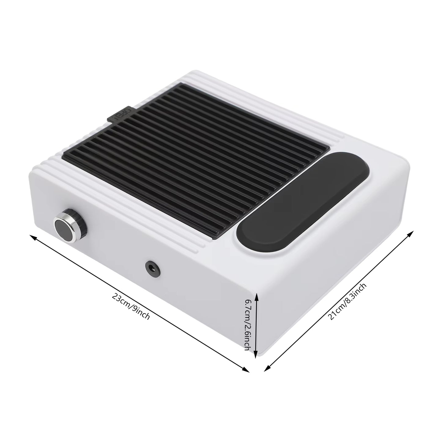 Aspirateur à Ongles 80W – Extracteur de Poussière Rechargeable pour Manucure