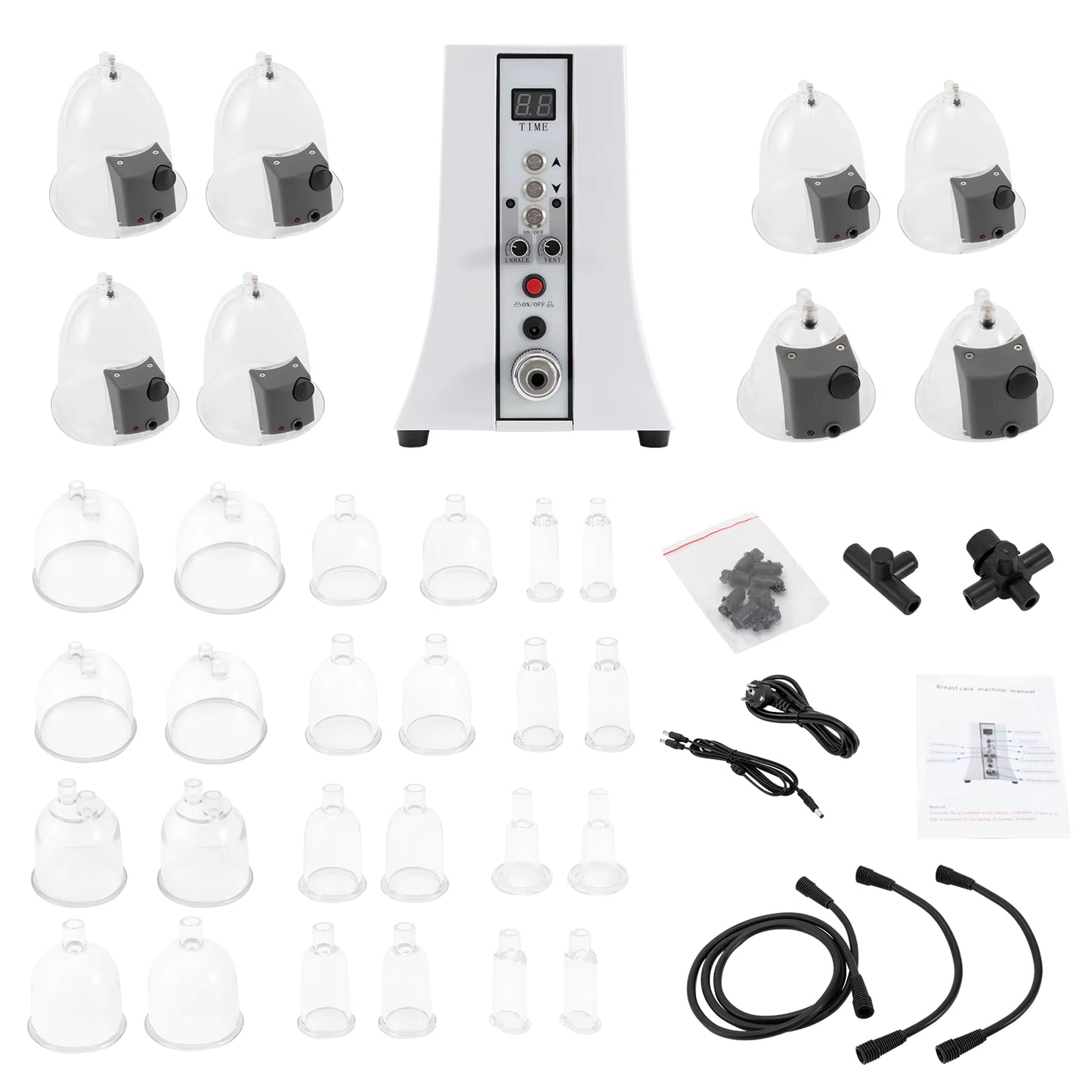 Machine de massage sous vide avec 32 tasses – Appareil esthétique de massage corporel