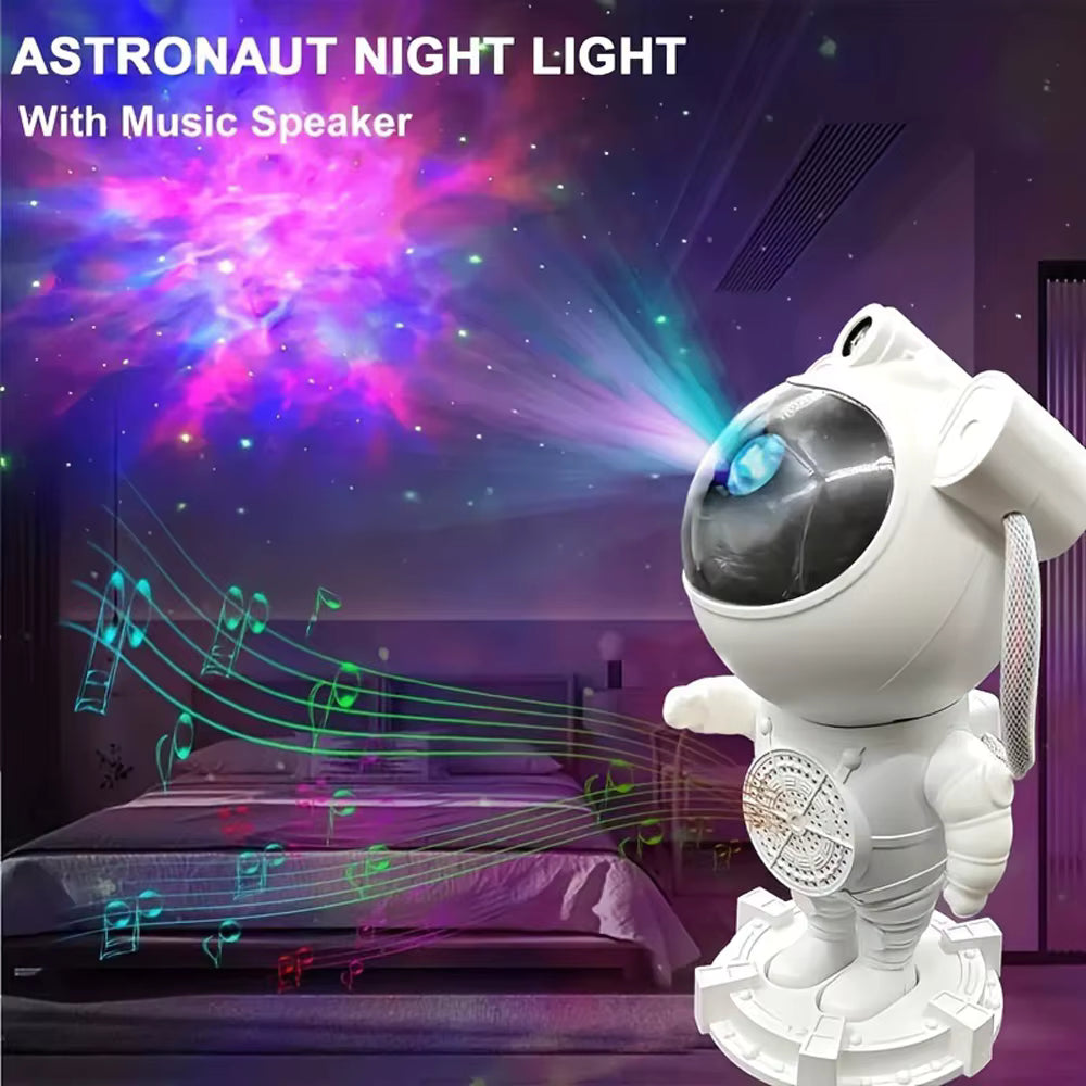 Projecteur Astronaute Ciel Étoilé LED avec Nébuleuse et Télécommande – Veilleuse Galaxy pour Chambre Enfant et Adulte – Lampe d’Ambiance Spatiale USB