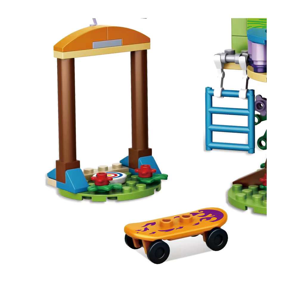 Cabane dans Arbre Blocs de Construction – Maison Nature avec Toboggan – Jeu Créatif Enfant – Cadeau Fille Garçon