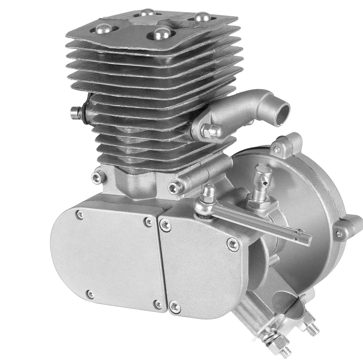 Kit moteur thermique 100cc pour vélo – Moteur 2 temps essence complet, monocylindre refroidi par air, kit conversion vélo en vélo motorisé 36/44 dents