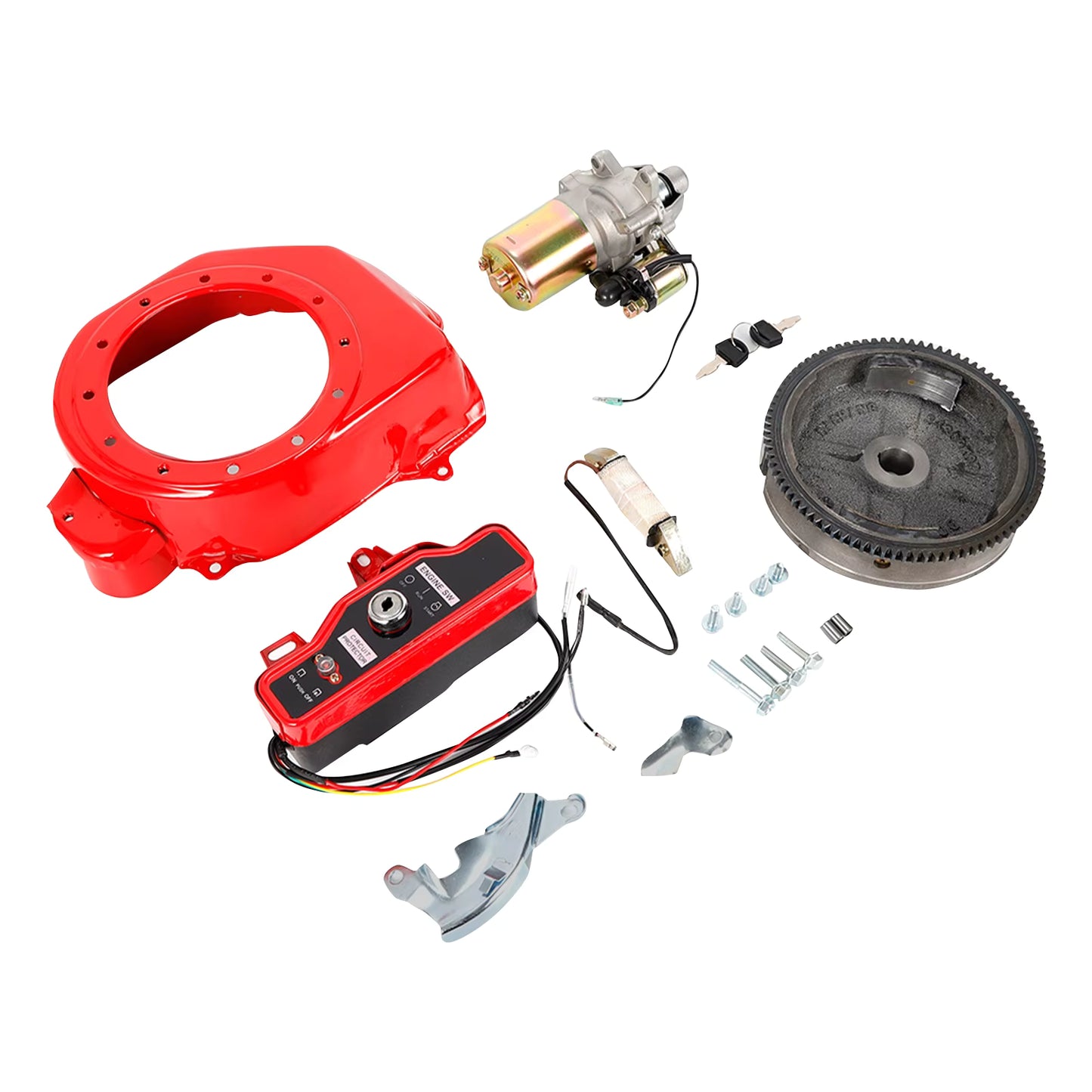 Kit démarreur électrique 12V type GX160/GX200