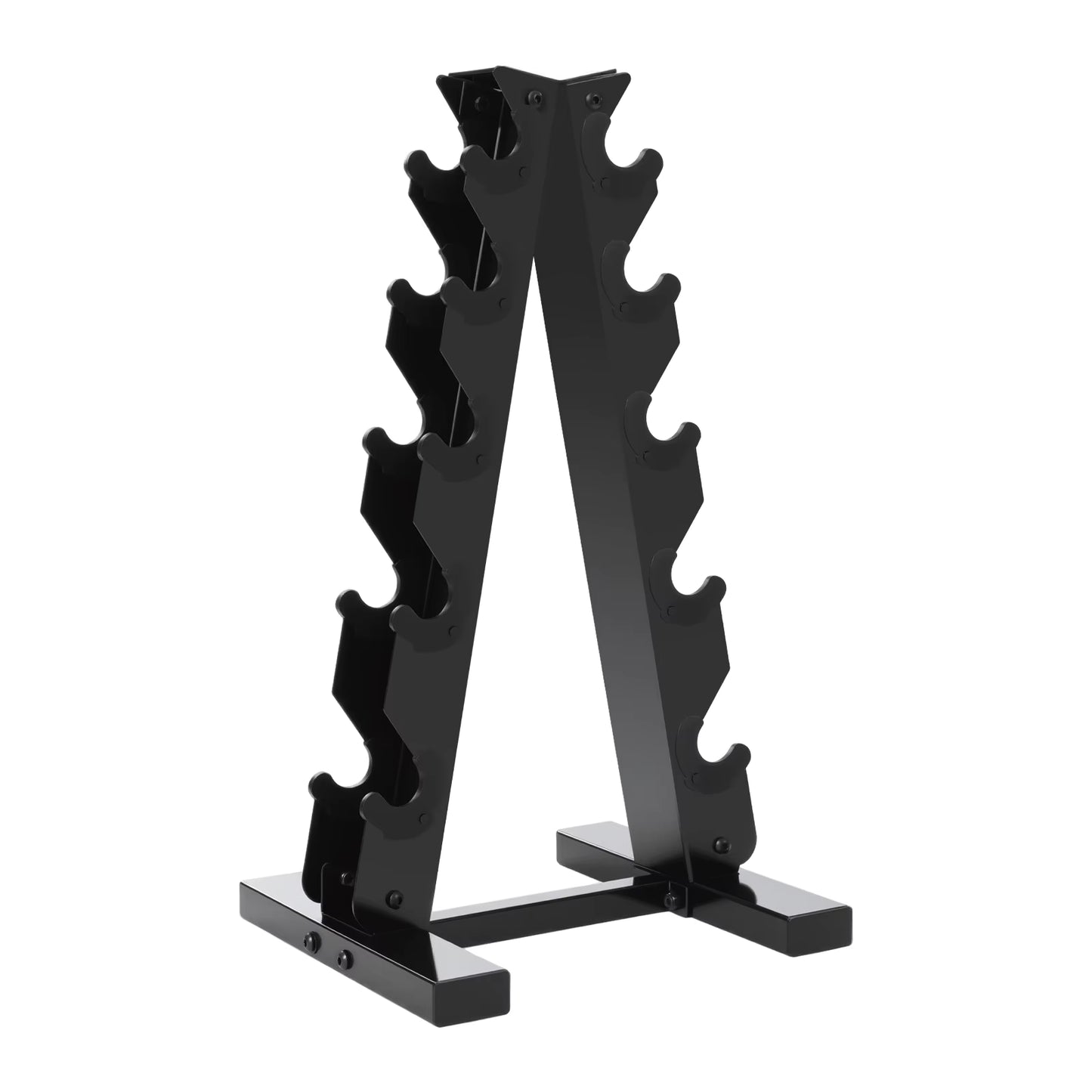 Support d’Haltères en Acier 5 Niveaux – Rack de Rangement pour Poids 100 kg Salle de Sport