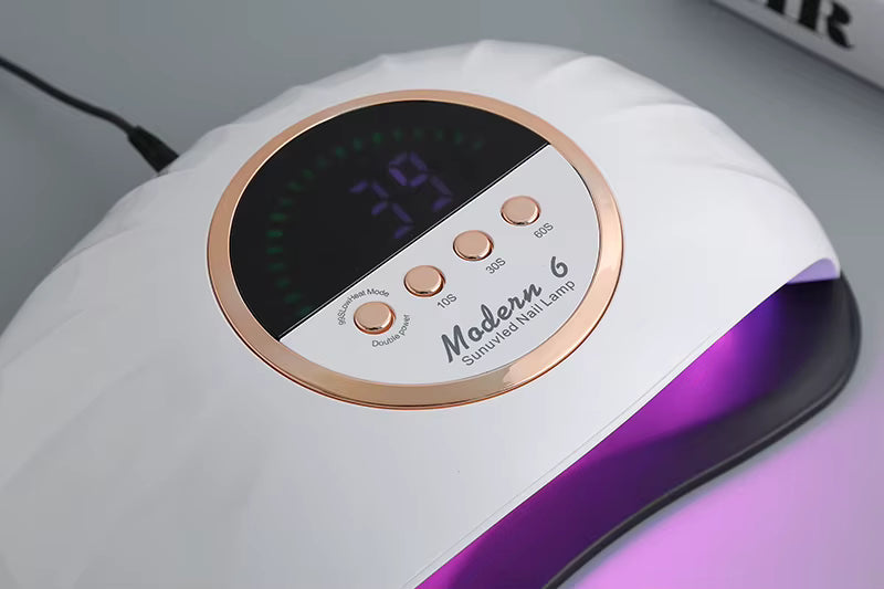 Lampe UV LED 69 LEDs pour Ongles – Sèche Vernis Gel Professionnel avec Capteur Infrarouge et Écran LCD – Lampe Nail Art EU