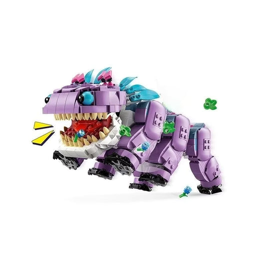 Blocs de Construction – Dinosaure T-Rex Violet | Figurine Articulée en Briques | Set Collector Adulte & Ado