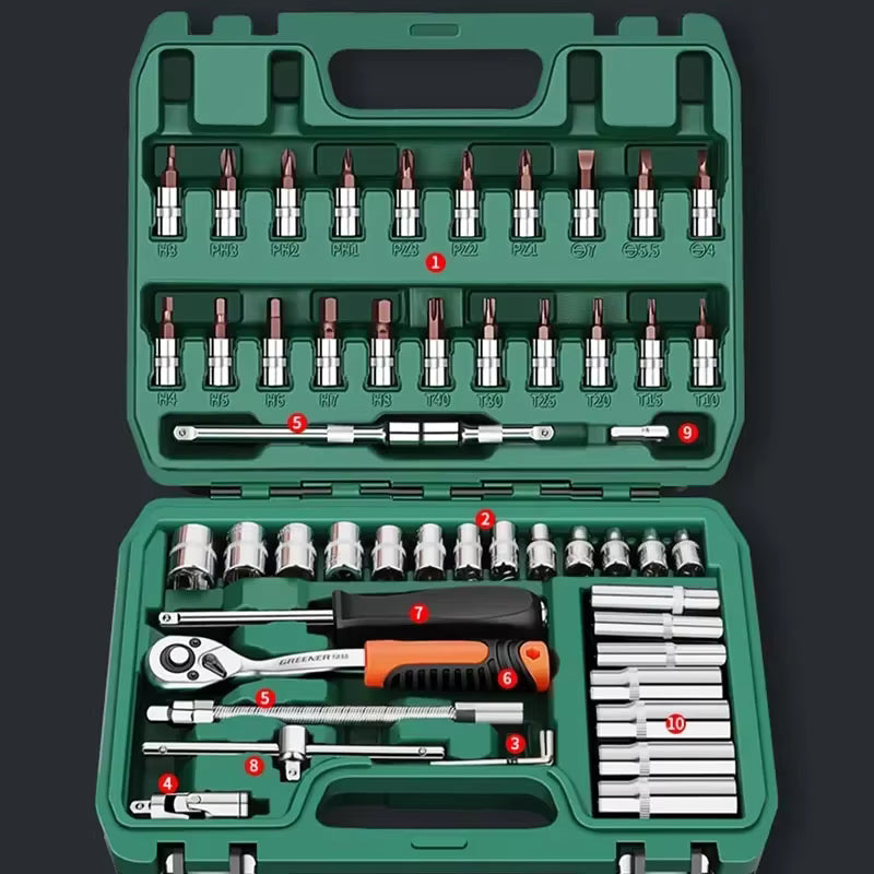 Boîte à outils de réparation automobile pour électricien – Étui étanche anti-chute – Coffret de sécurité antichocs