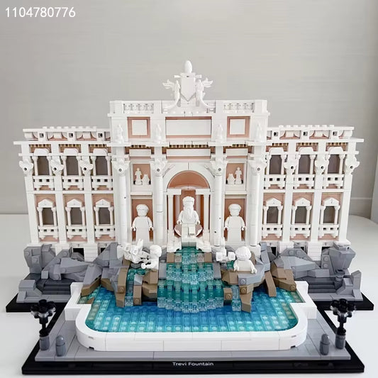Maquette Fontaine Italienne en Blocs de Construction 1880 Pièces – Modèle Architecture Décoratif à Assembler pour Adultes et Adolescents – Collection Monument Historique