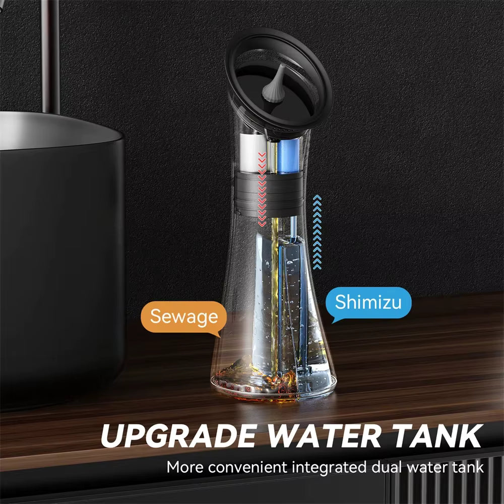 Système Électrique de Nettoyage des Oreilles – Irrigateur Auriculaire Rechargeable avec 3 Réglages de Pression – Élimination du Cérumen par Rinçage à Eau
