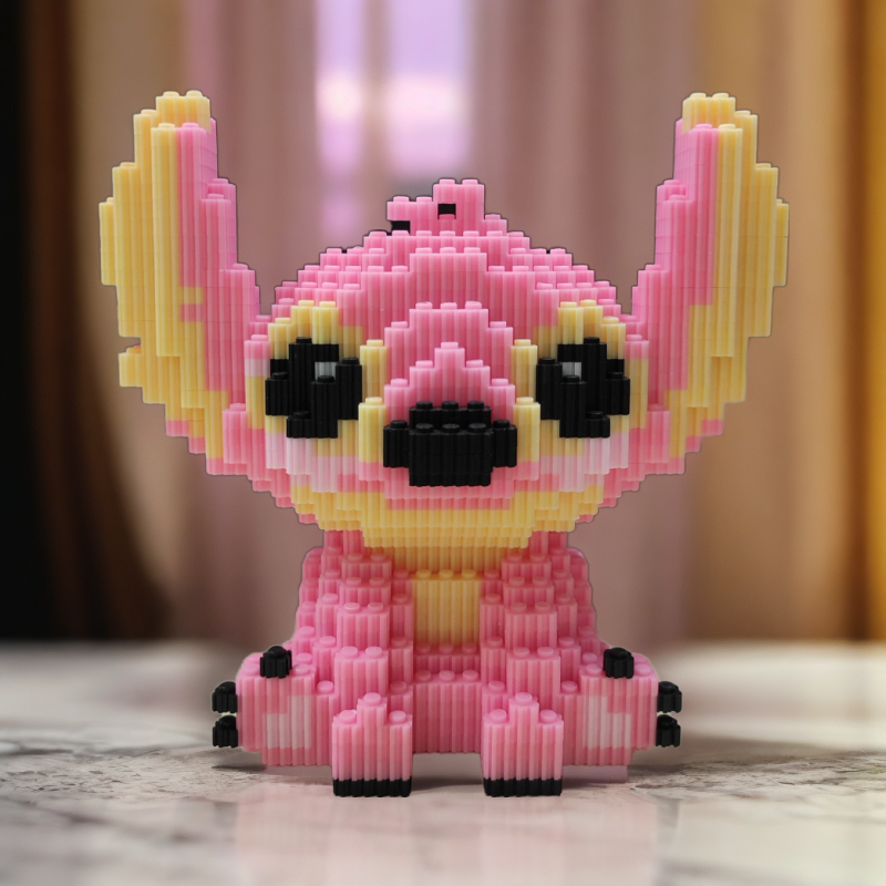 Figurine blocs de construction 21 cm – Modèle mignon à assembler – Jouet créatif décoratif – Compatible briques