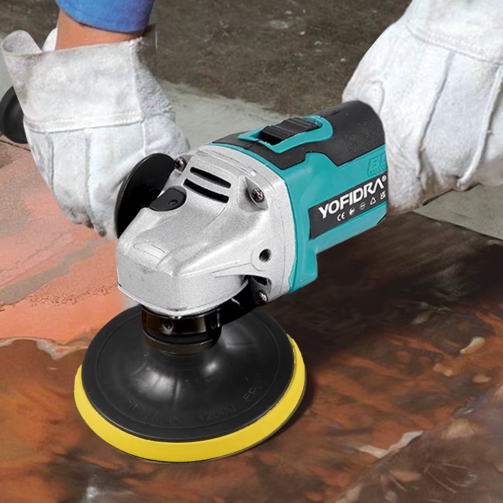 Meuleuse d’angle sans fil 125 mm sans balais à 4 vitesses