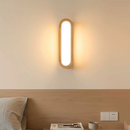 12W Natural Wood LED Wall Light – Warm White 3000K – Decorative Lighting for Living Room, Bedroom & Hallway