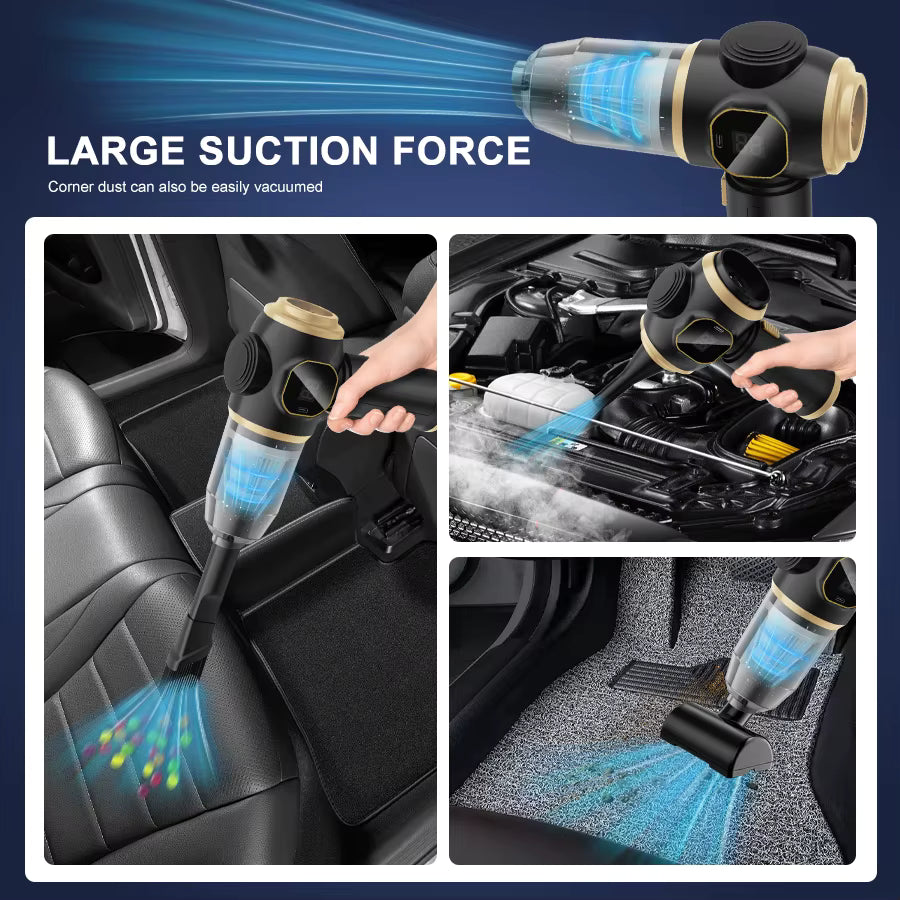 Aspirateur de voiture sans fil haute puissance portable