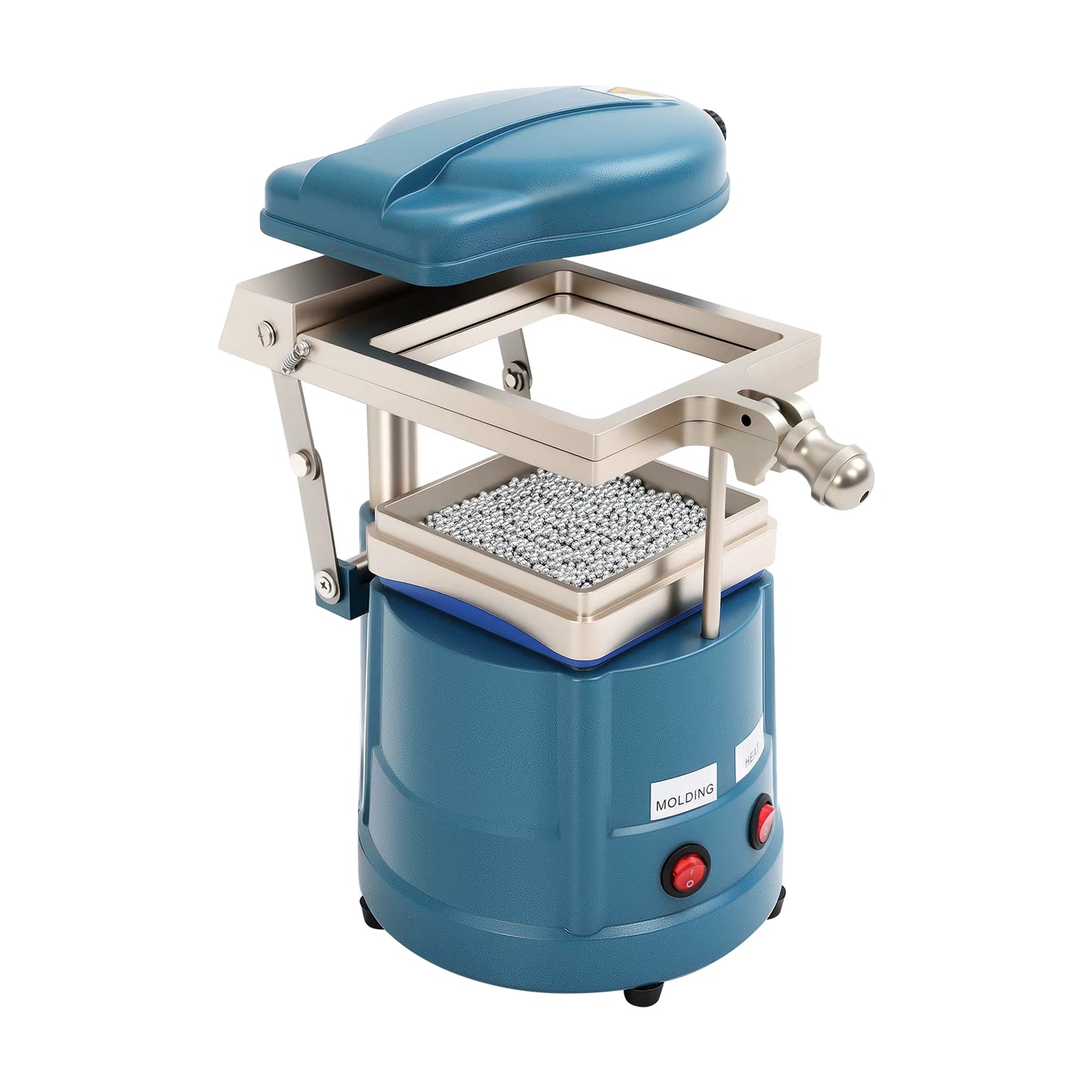 Machine de Formage Sous Vide 1000W – Appareil de Moulage Thermique, Formeuse à Vide avec Billes Acier, Compacte et Puissante pour Usage Professionnel