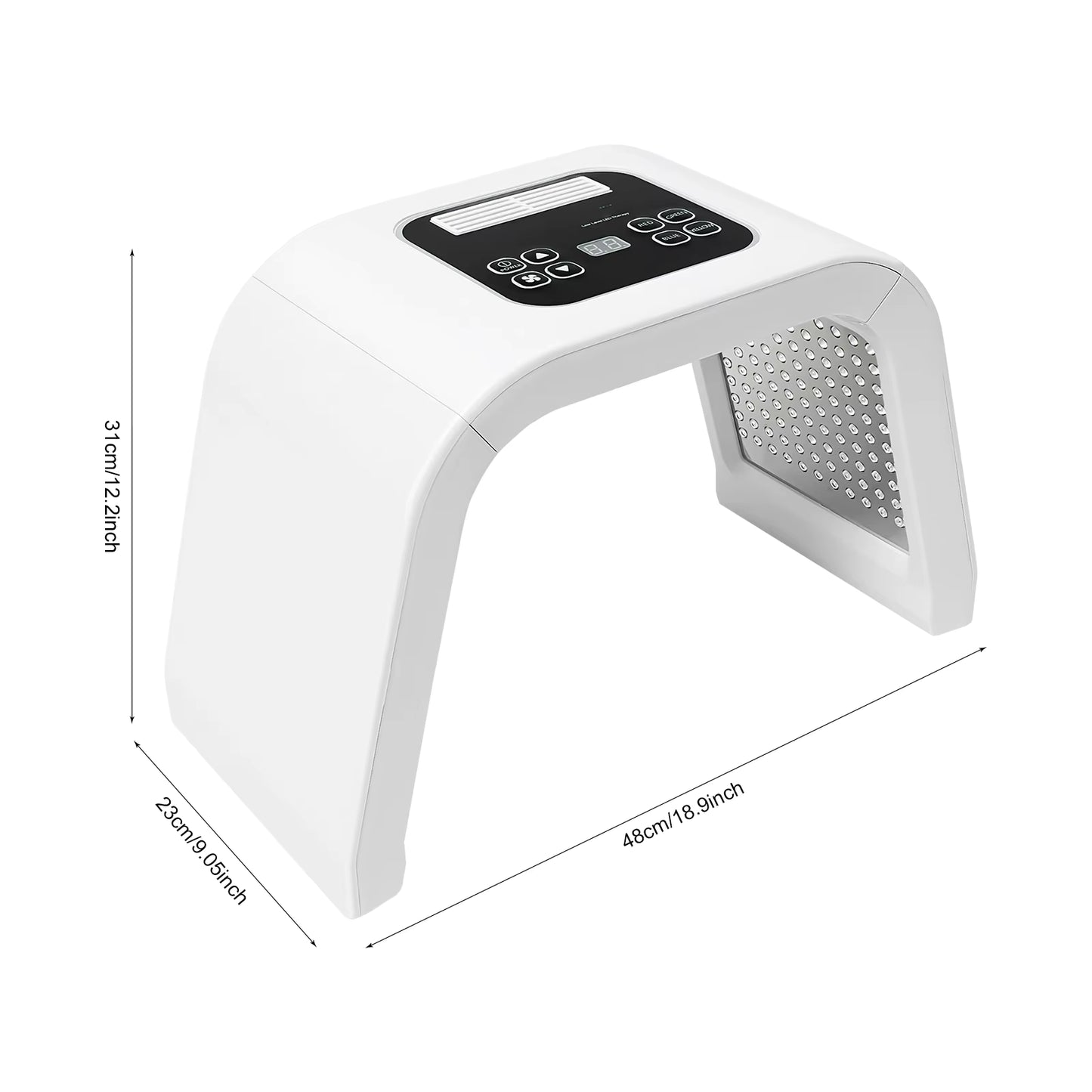 Machine beauté LED PDT 7 couleurs visage