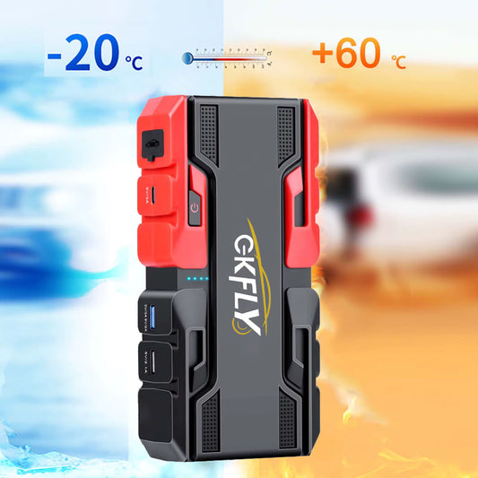 Booster Batterie Voiture 4000A 12V – Démarreur Portable Rechargeable USB avec Éclairage LED – Chargeur de Batterie Automobile Moto SUV