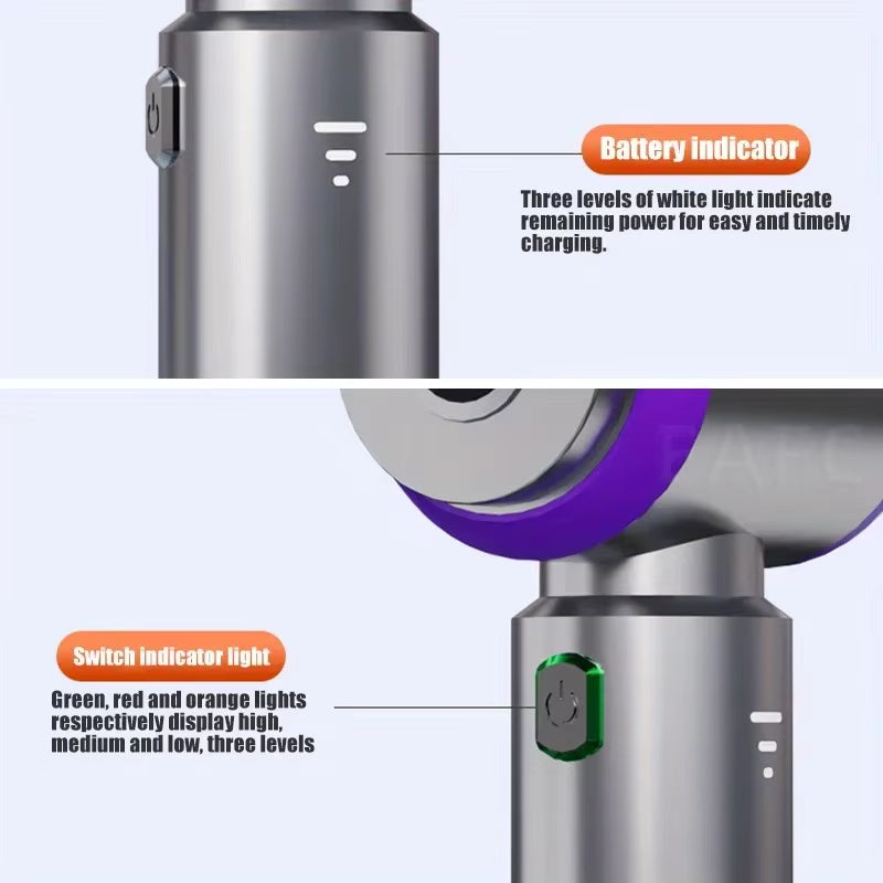 Aspirateur portatif sans fil 30000 Pa 4 en 1 pour voiture et maison