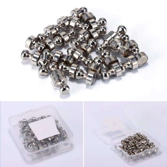 Lot de 90 Aimants Magnétiques Puissants pour Réfrigérateur et Tableau Blanc | Aimants de Bureau en Métal pour Cuisine, École, Planning et Organisation