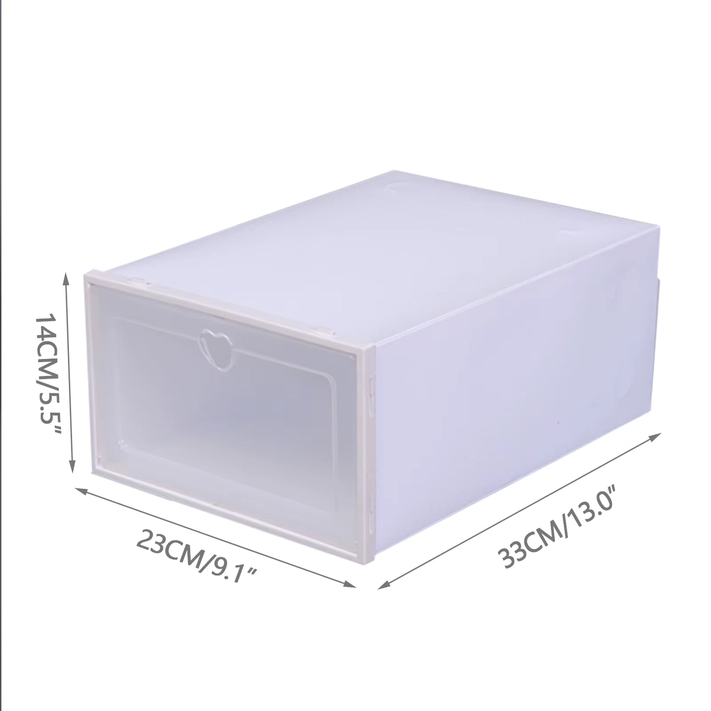 Lot de 20 Boîtes à Chaussures Empilables Transparentes – Organisateur de Rangement avec Tiroir