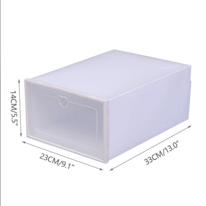 Lot de 20 Boîtes à Chaussures Empilables Transparentes – Rangement avec Tiroir – Organisateur Chaussures Visible